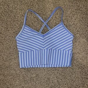 Glyder stripped Sports bra